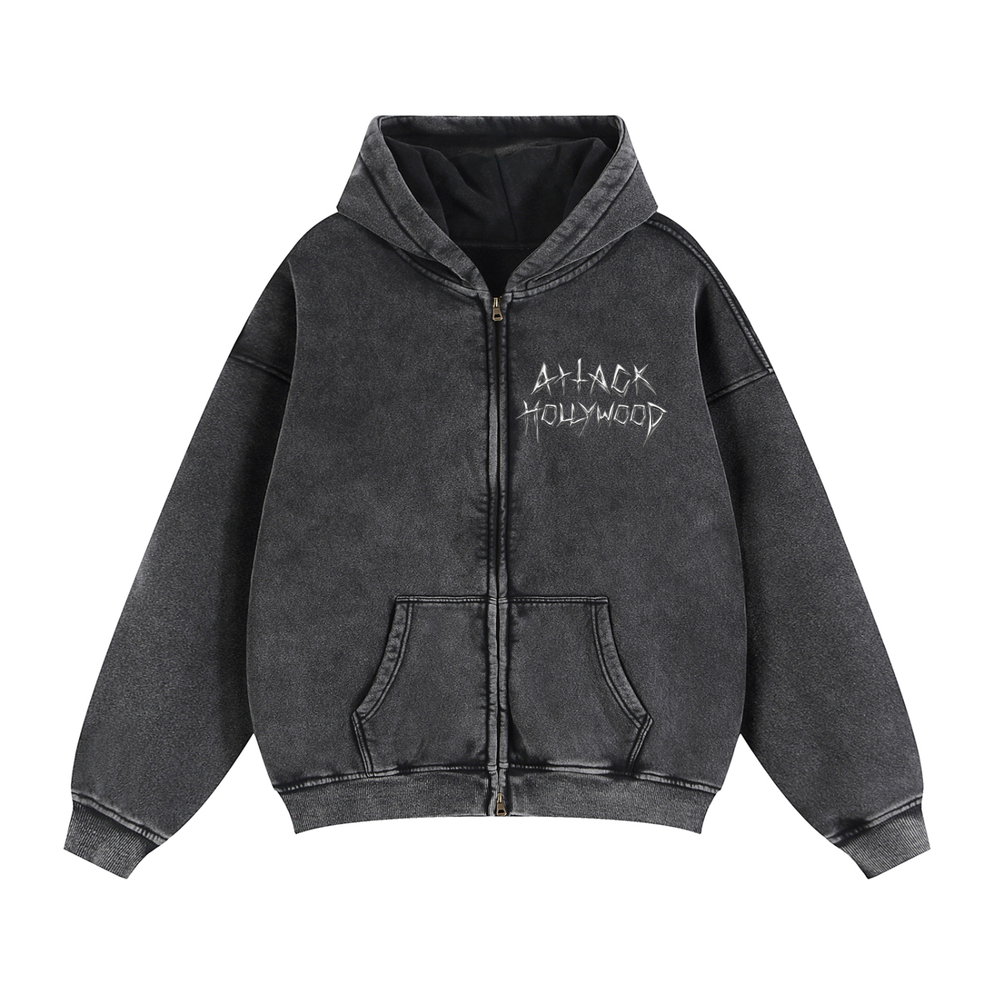 "Ashes" Zipper Hoodie